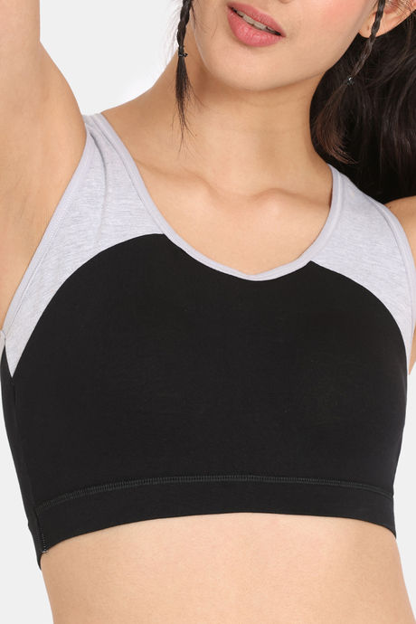 Zelocity Slip On Sports Bra With Removable Padding - Tap Shoe — image 7